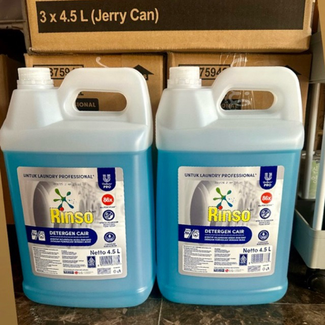 RINSO MATIC LAUNDRY 4,5 L 5 L Asli dari Unilever bukan Curah