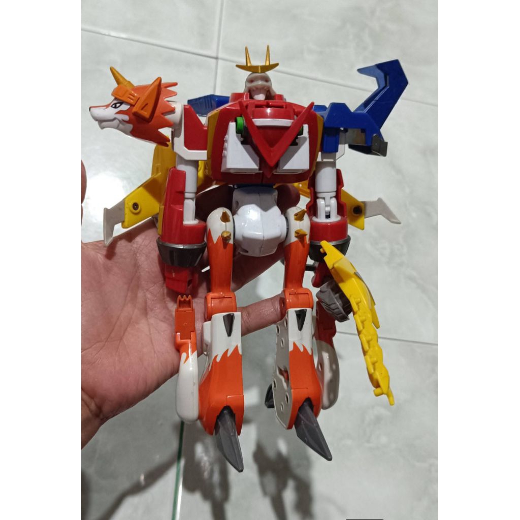 DIGIVOLVING DIGIMONS BANDAI XROS WARS FUSION SET SHOUTMON