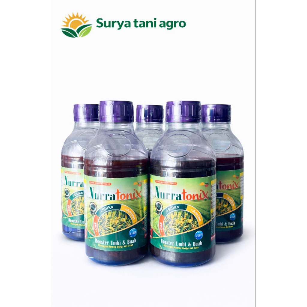Nurratonix Pupuk Cair Premium NPK MKP & Zink untuk Pertumbuhan Akar Batang Daun Bunga dan Buah Menin