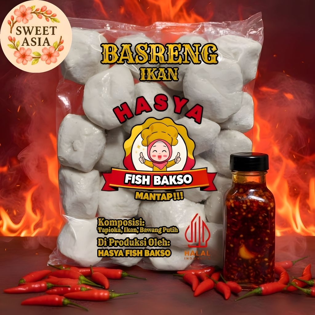 Basreng Mentah Chili Oil Ukuran Besar