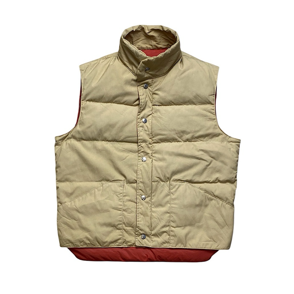 Vintage goose down vest rompi bulu angsa second