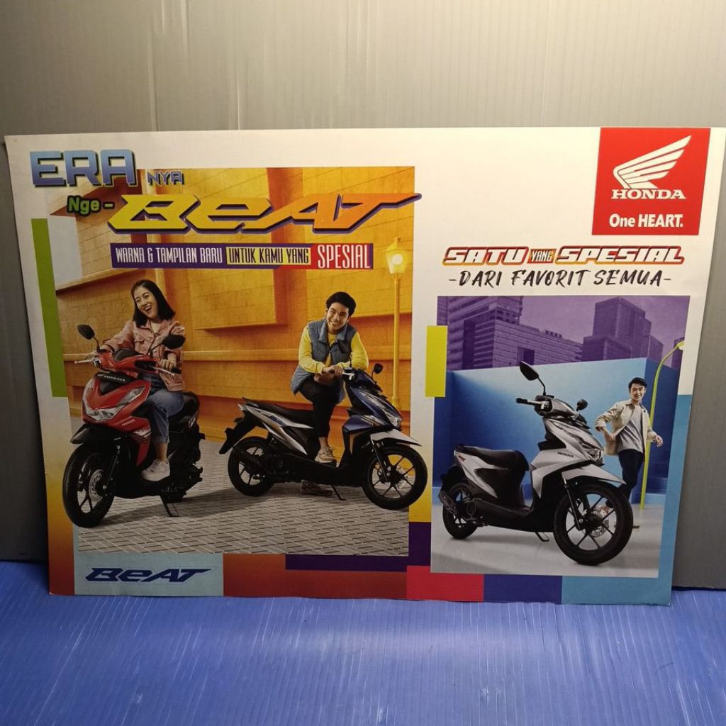 poster brosur leaflet katalog Honda beat