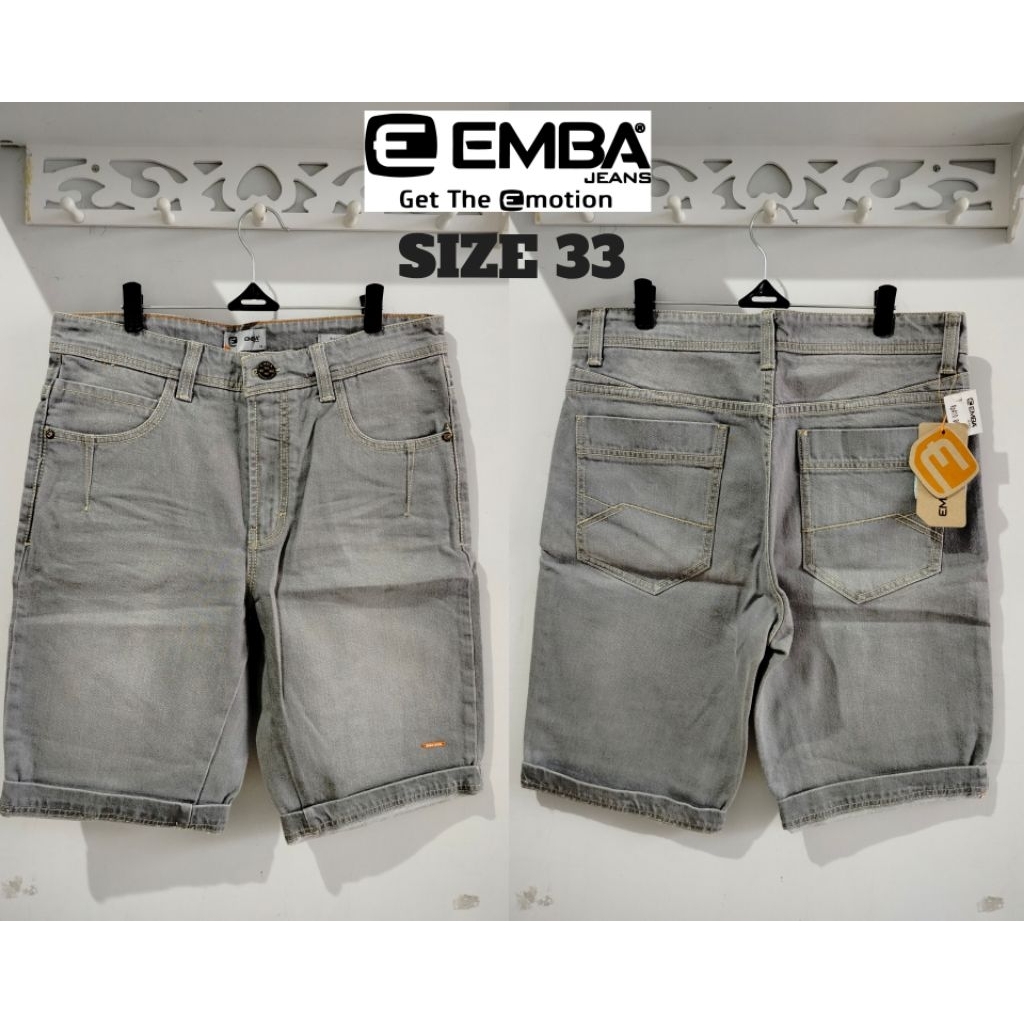 CELANA EMBA CELANA PENDEK PRIA ORI SIZE 33