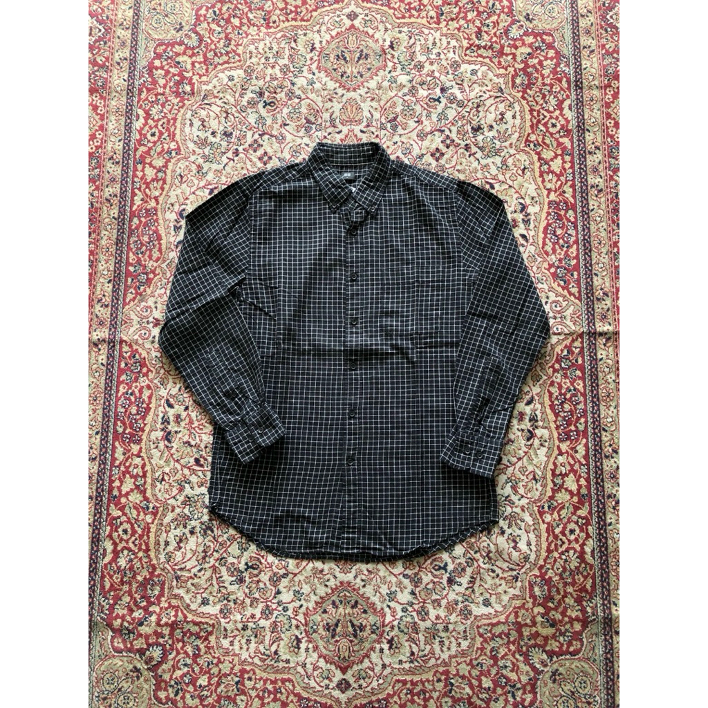 Kemeja Uniqlo flannel shirt Casual uniqlo work shirt HH614