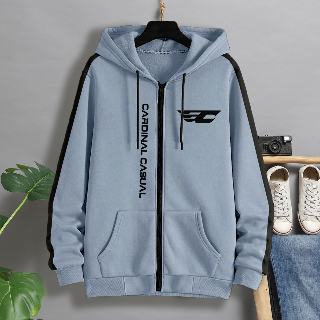 Jaket Zipper C4rd1n4l Gold fleece Premium pria wanita size M L XL 2XL 3XL 4XL 5XL Hoodie Distro