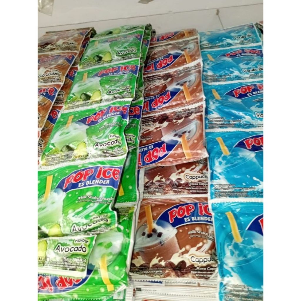 Pop Ice Aneka Rasa per renceng
