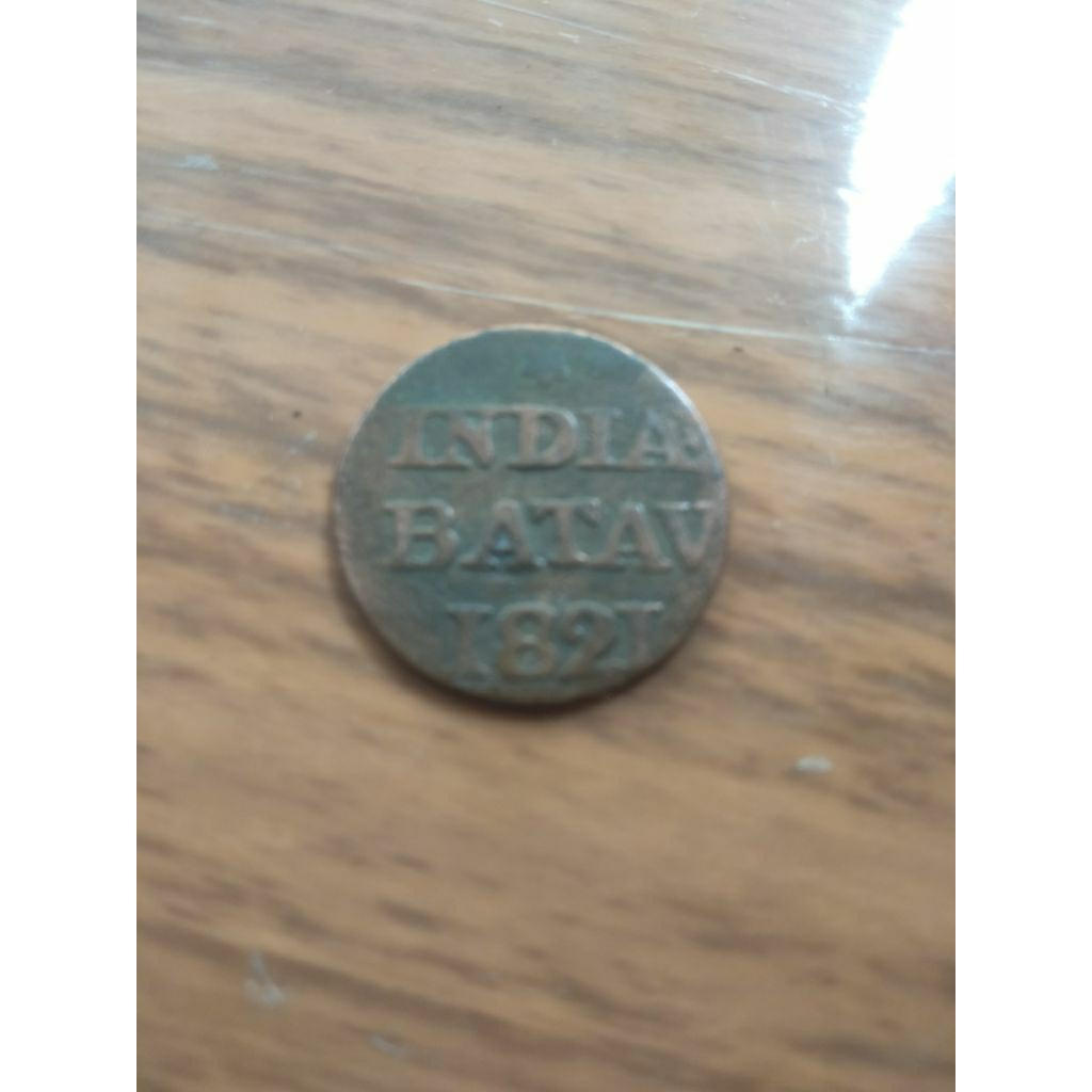 Koin india BATAVIA 1821