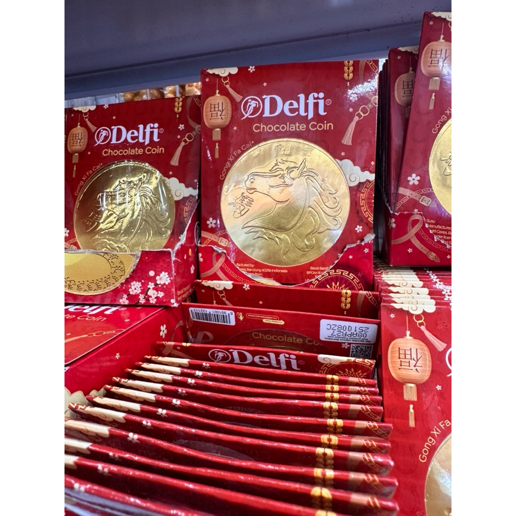 Coklat Imlek Delfi Big Coin Coklat Hampers CNY Coklat Shio