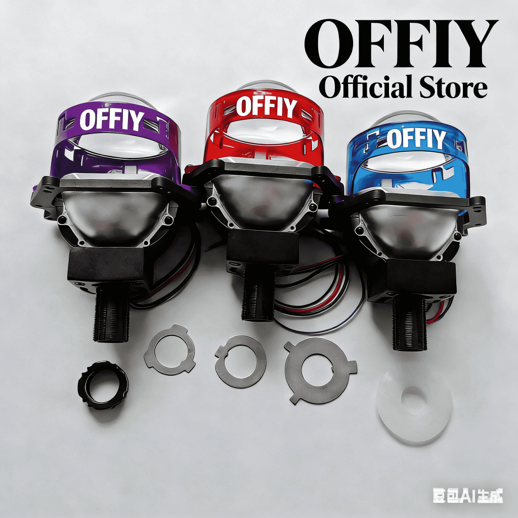 OFFIY Lampu Depan Led H4 8000Lm Tahan Air Ip67 Umur Hingga 50000 Jam