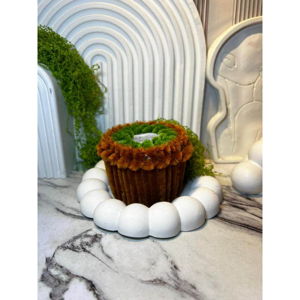 (Bloom Feathers) Pot Bunga Kawat Bulu/pot bunga hias DIY/supplier pot bunga handmade/grosir pot bung