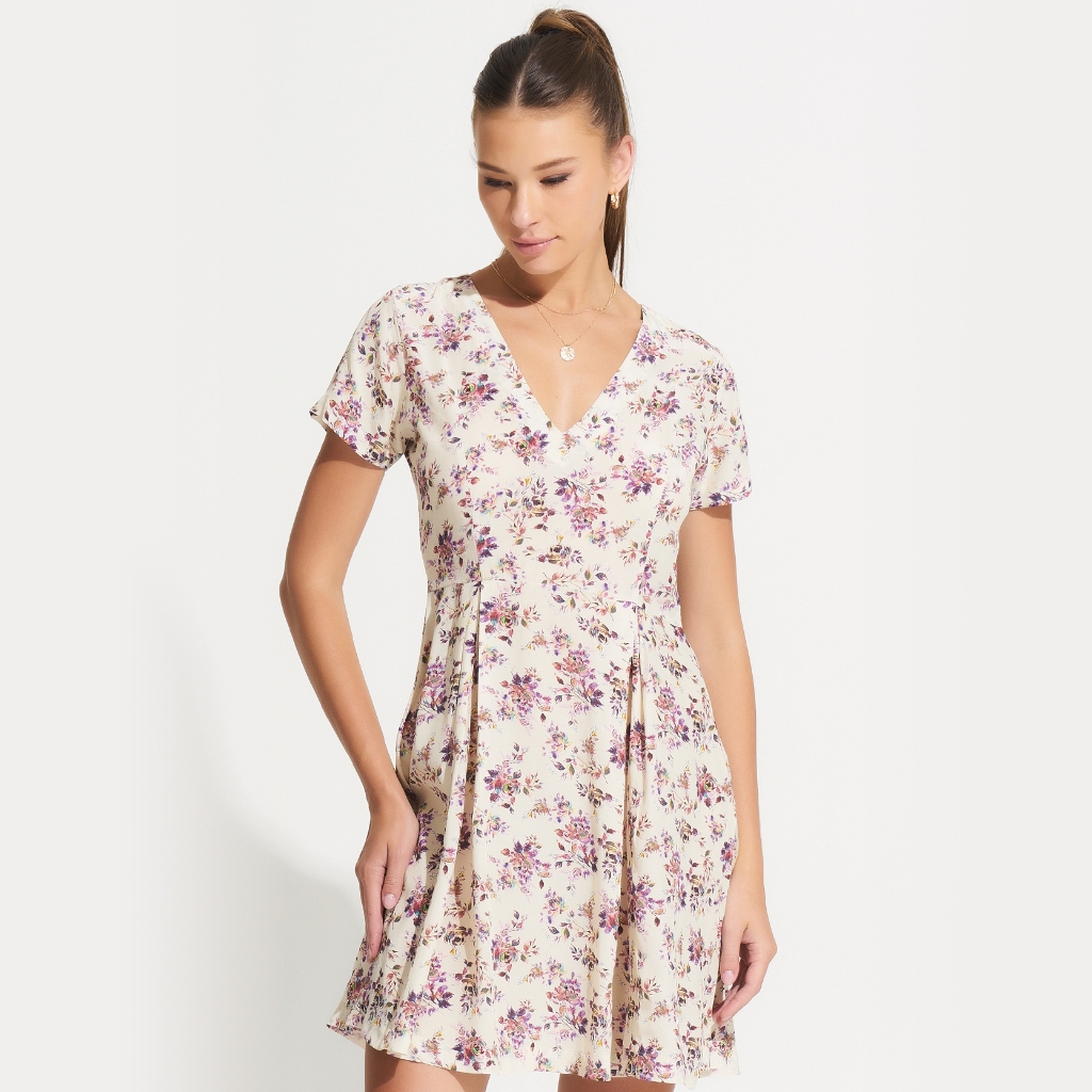 Morrato Bali - Celine Mini Dress - Zinnia Lavender