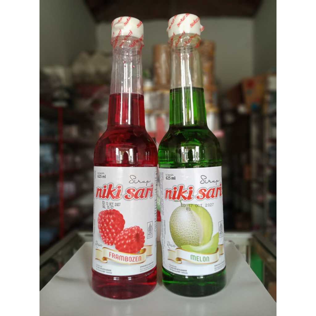 SIRUP NIKI SARI 625ML MELON DAN FRAMBOS