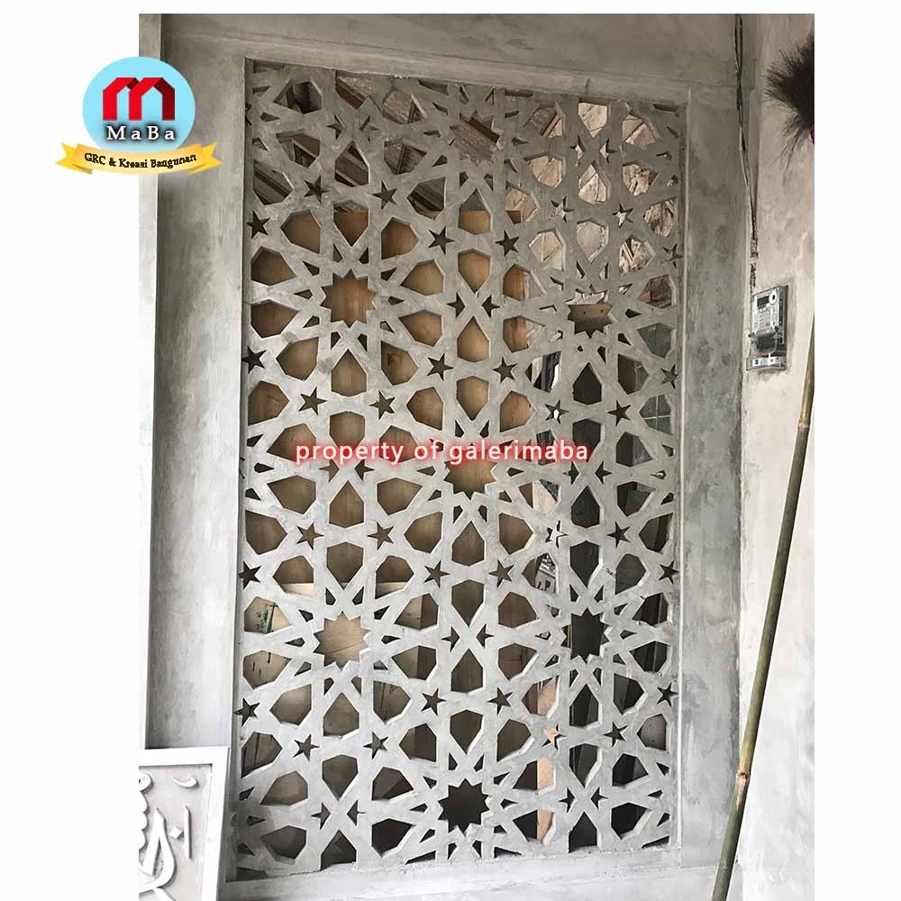 GRC Krawangan Motif Bintang Mushola Rumah