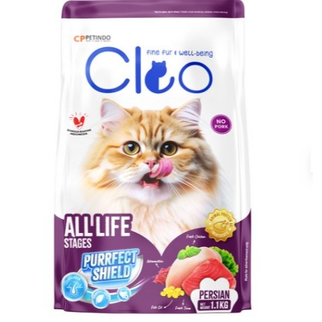 Cleo Adult Persian 1.2KG/Makanan Kucing Dewasa Persia/Anggora