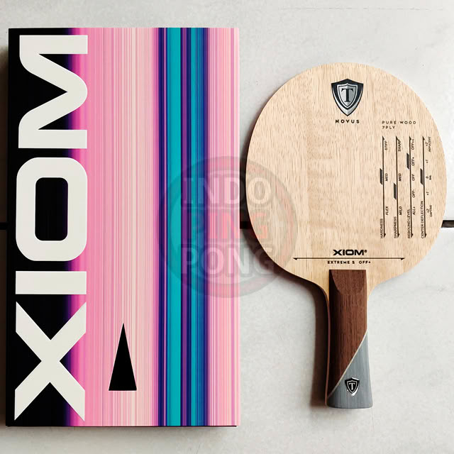 Xiom Extreme S FL ST CP AllWood Novus 7ply Pure Wood OFF+ Blade Kayu Tebal