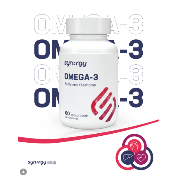 Suplemen Omega 3 untuk Jantung & Pembuluh Darah Sehat | Synergy Omega-3