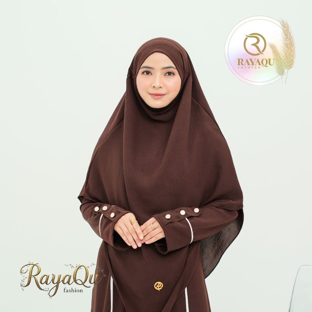 RAYAQU FASHION | SET KHIMAR PREMIUM | SET GAMIS MODEL SALUR TERBARU