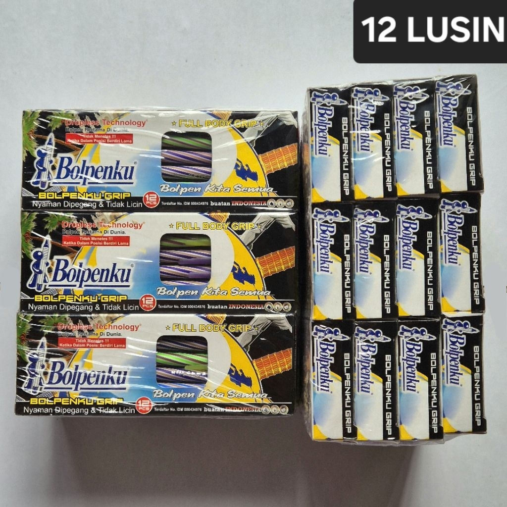BOLPENKU GRIP Bolpen Ulir (1 GROSS)