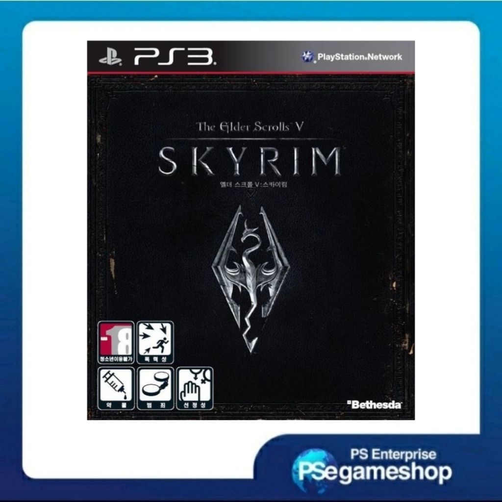 Ps3 Elder Scrolls V: Skyrim (R3/Korea/Preloved)