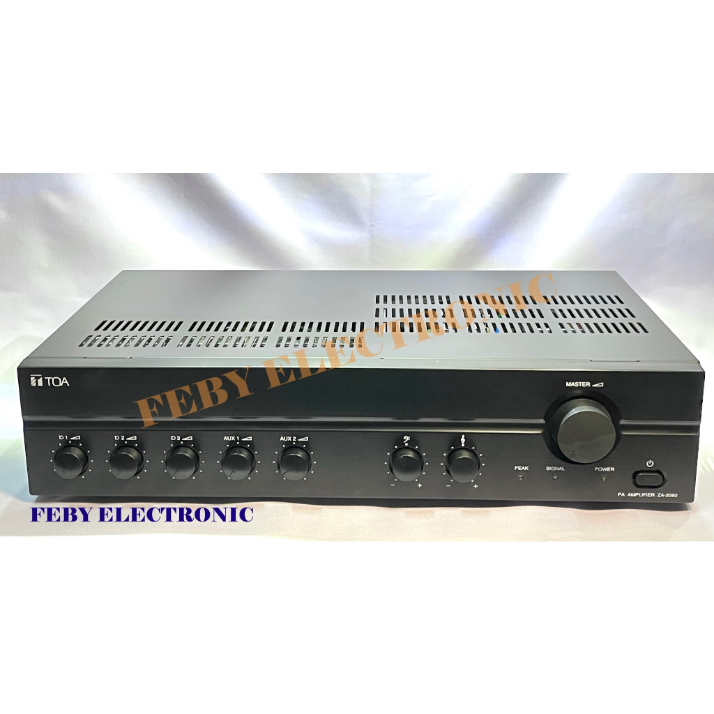 AMPLI TOA ZA-2060 AMPLIFIER ZA 2060 POWER CORONG TOA 60 WATT ORIGINAL ASLI