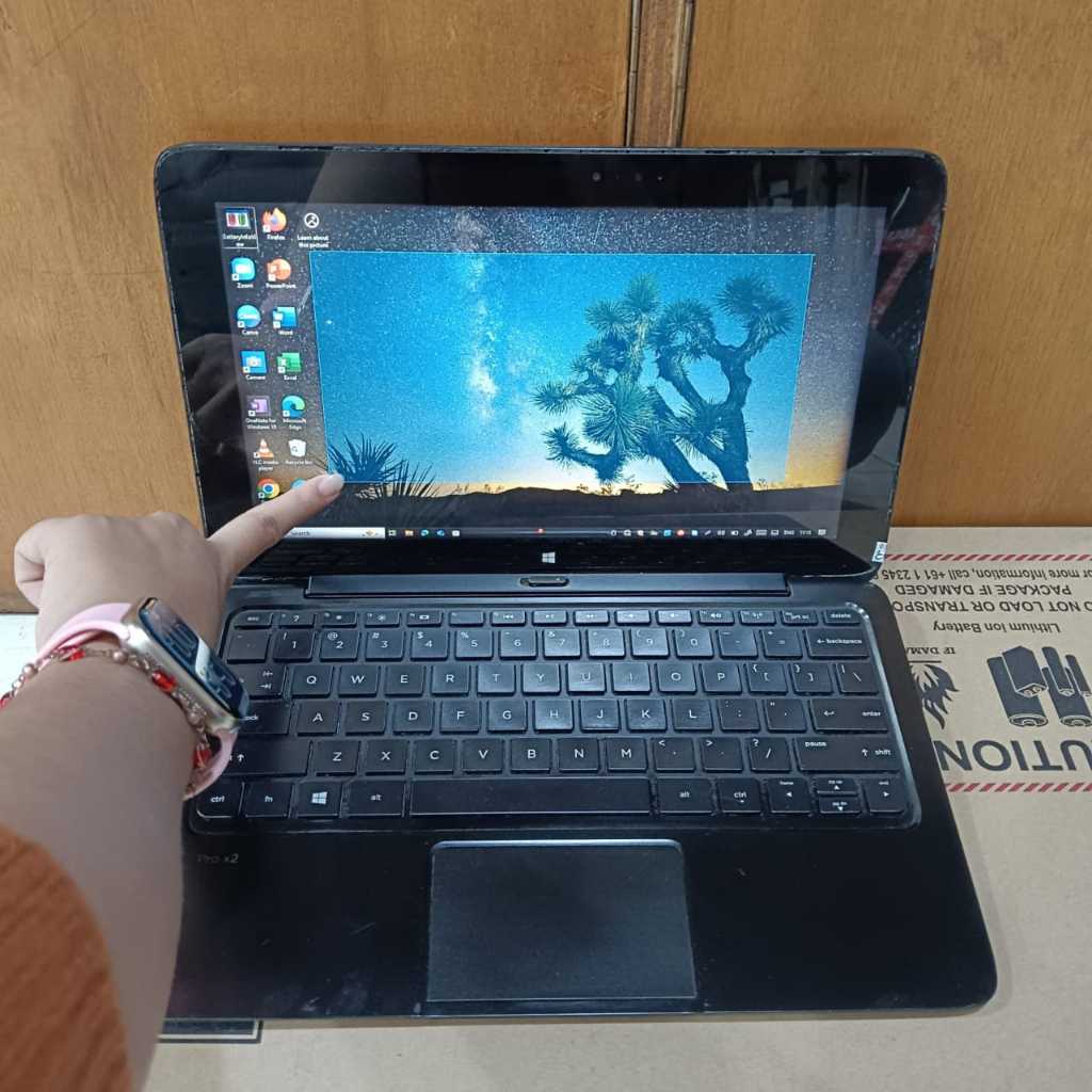 Notebook Hp Pro X2 410 G1 Pc, Core i5-4202Y, Ram 4/128Gb, #Touchscreen, #Tablet 2in1, Grey