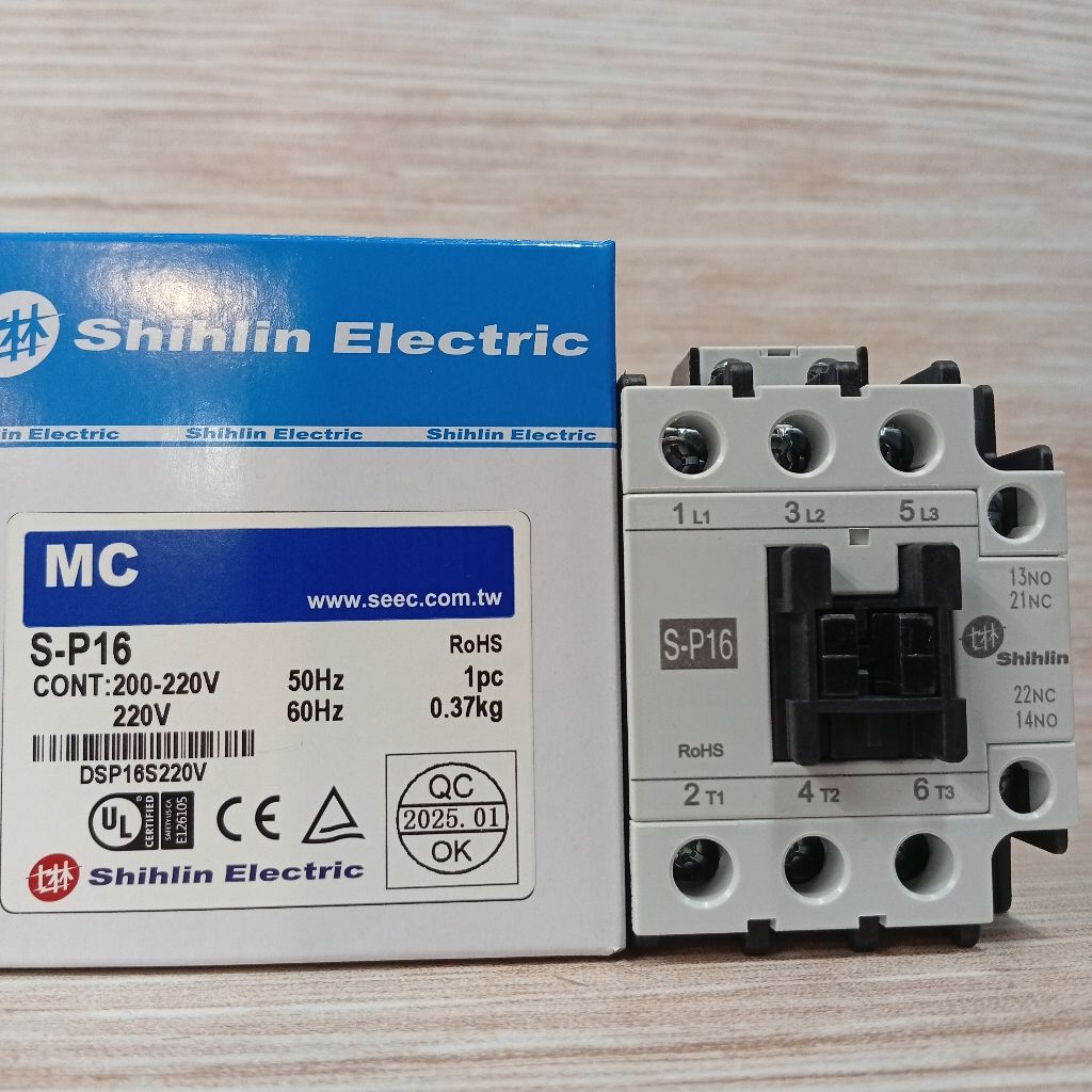 KONTAKTOR MAGNETIC KONTAKTOR 3Phase S-P16 SHIHLIN Electric