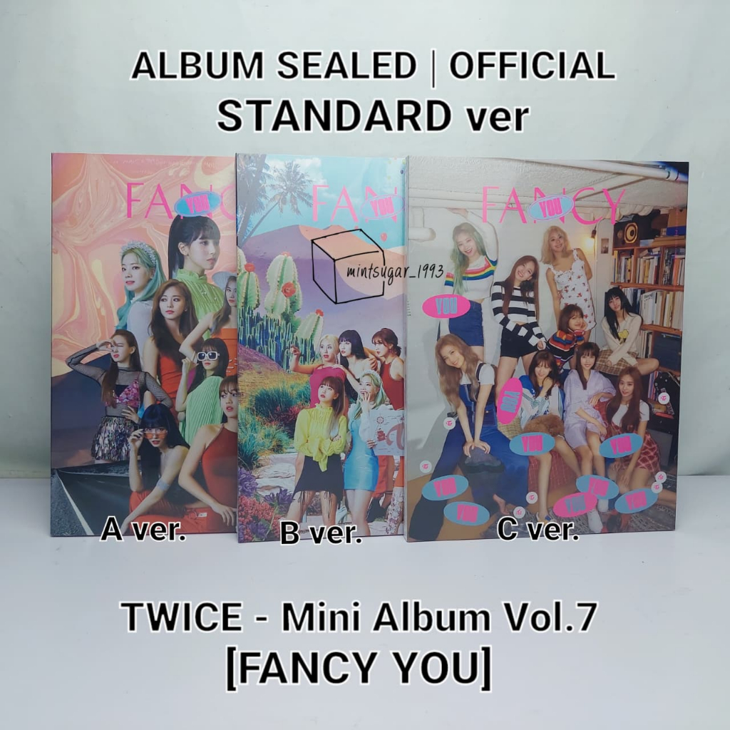 [ READY SEALED ] TWICE - Mini Album Vol.7 [ FANCY YOU ] ( STANDARD ver ) ( A ver / B ver / C ver ) 7