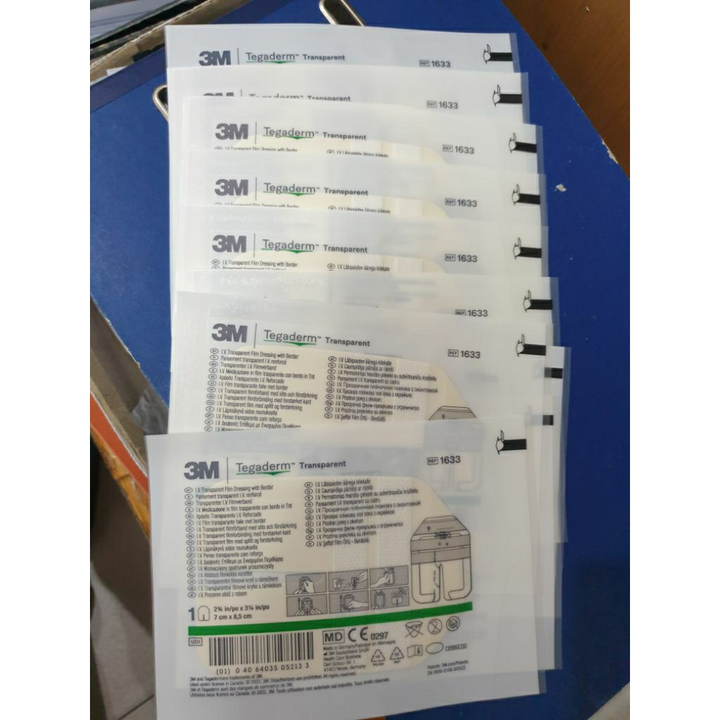 3M Tegaderm IV 1633 Tegaderm Infus Plester Transparan