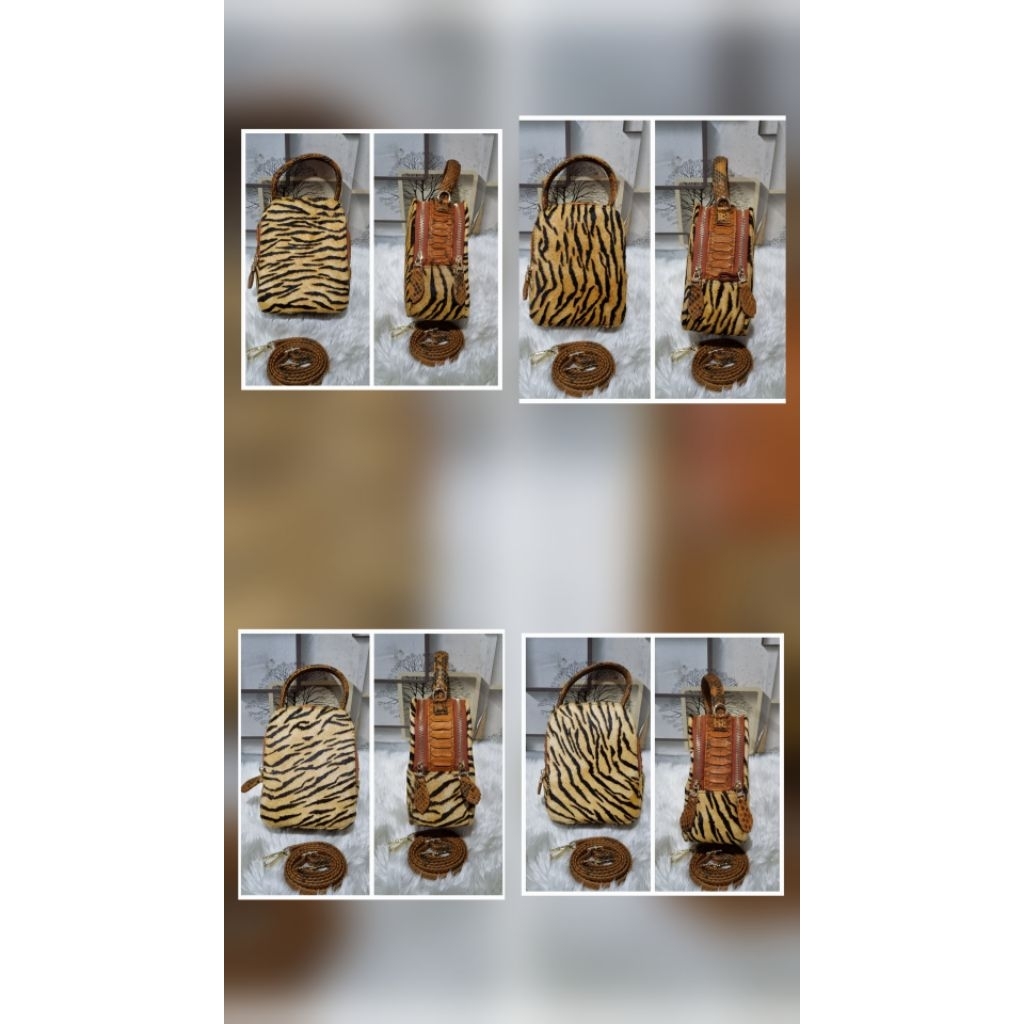 Tas kulit ular/ Tas Mini Sho 100% ular asli