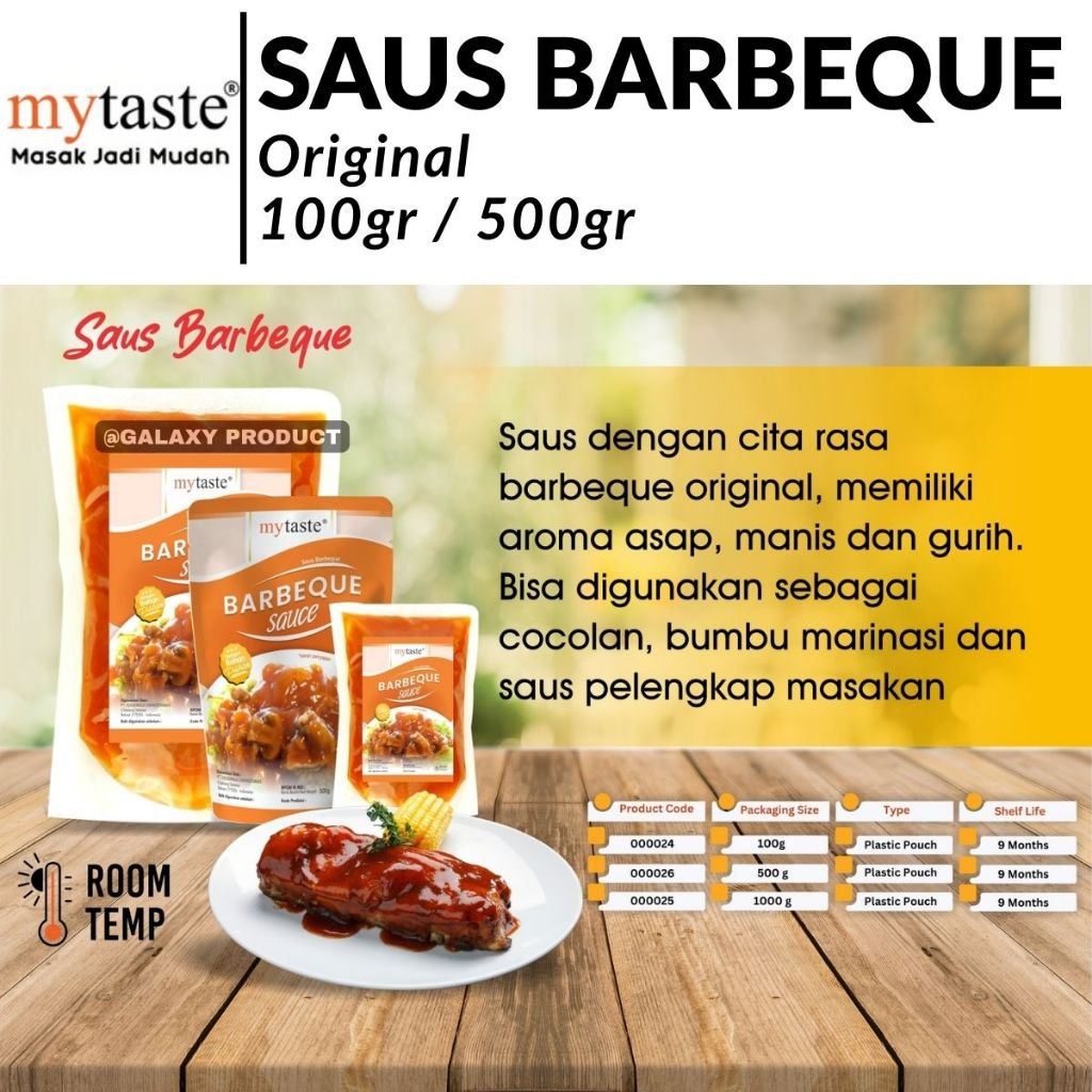 MY TASTE Saus Barbeque Original - Barbeque Sauce