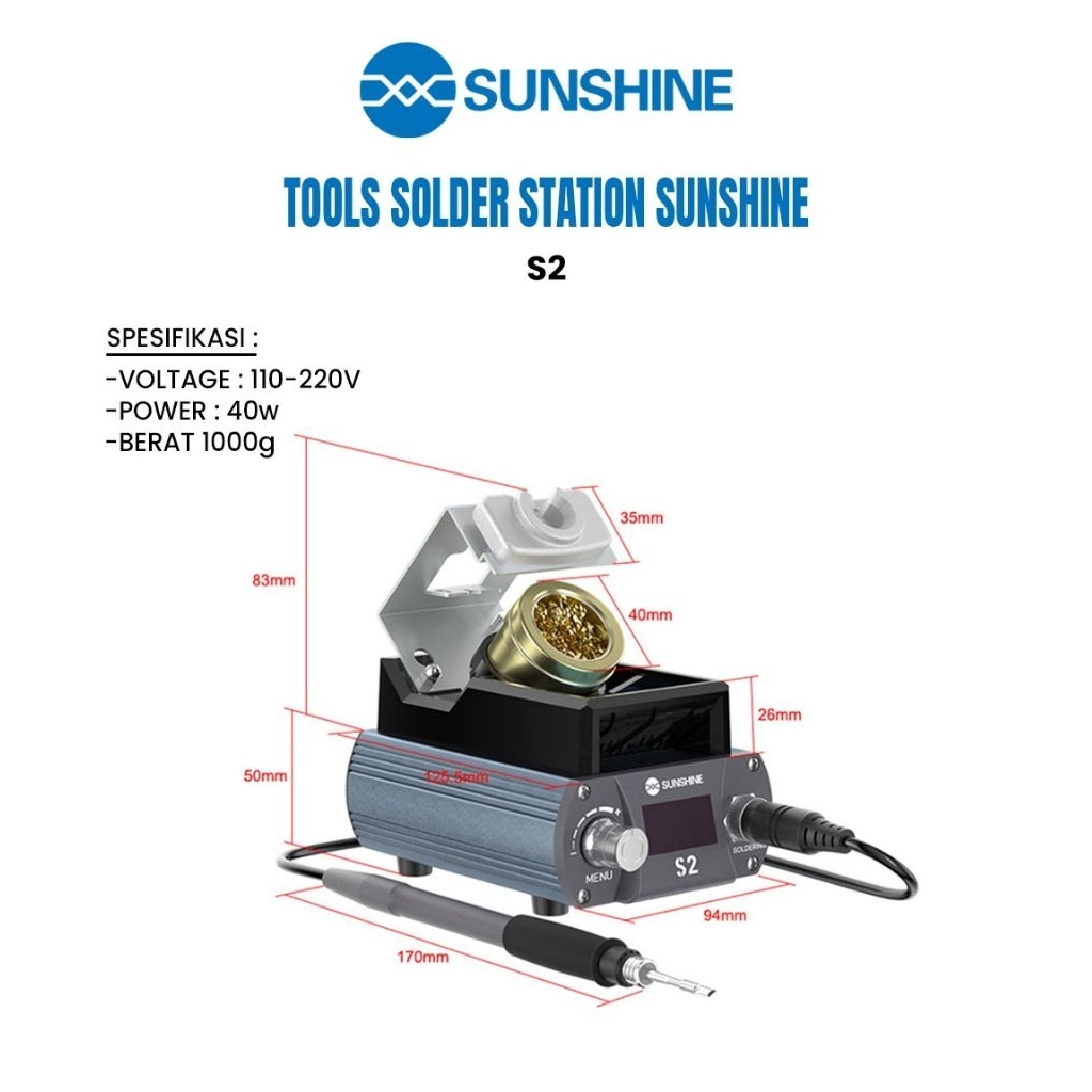 TOOLS SOLDER STATION SUNSHINE S2