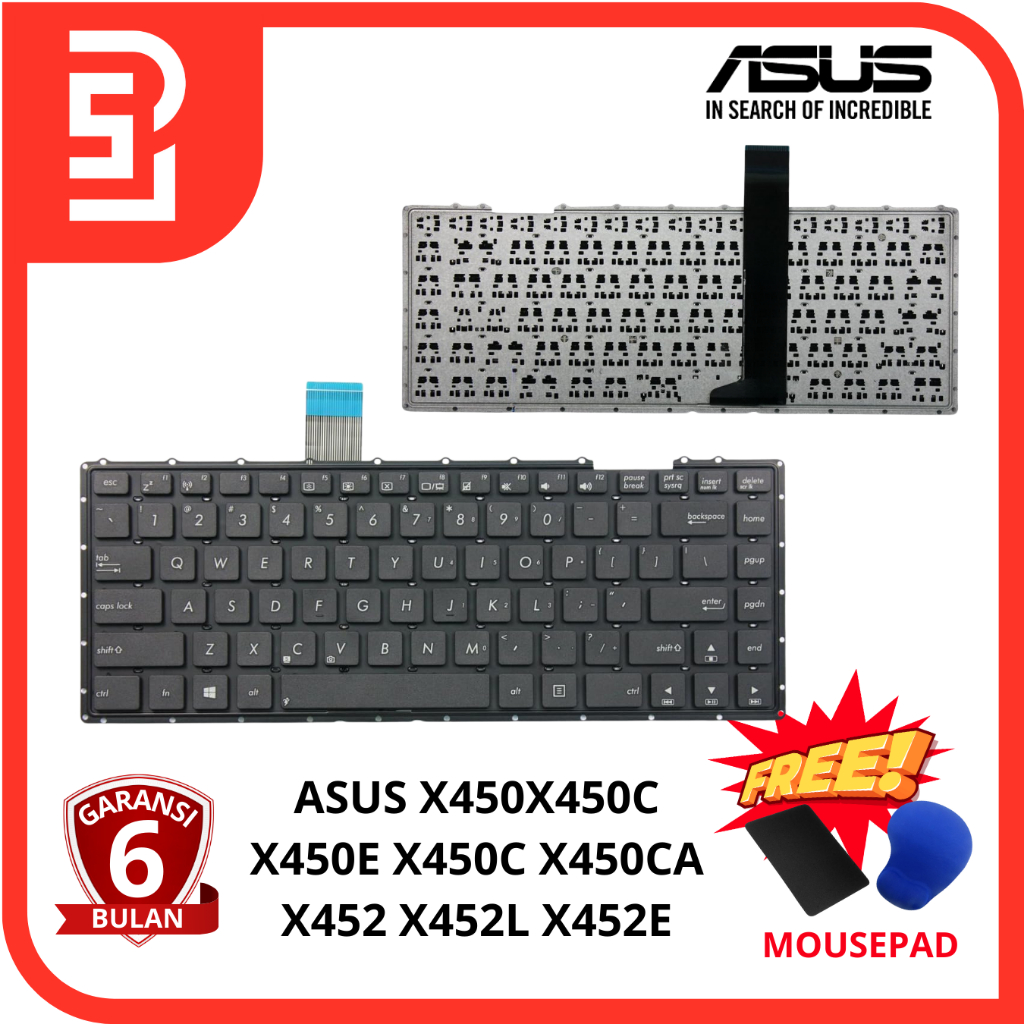 Keyboard Asus A450C X450C X452 X450C X452C X450E X452E  Series