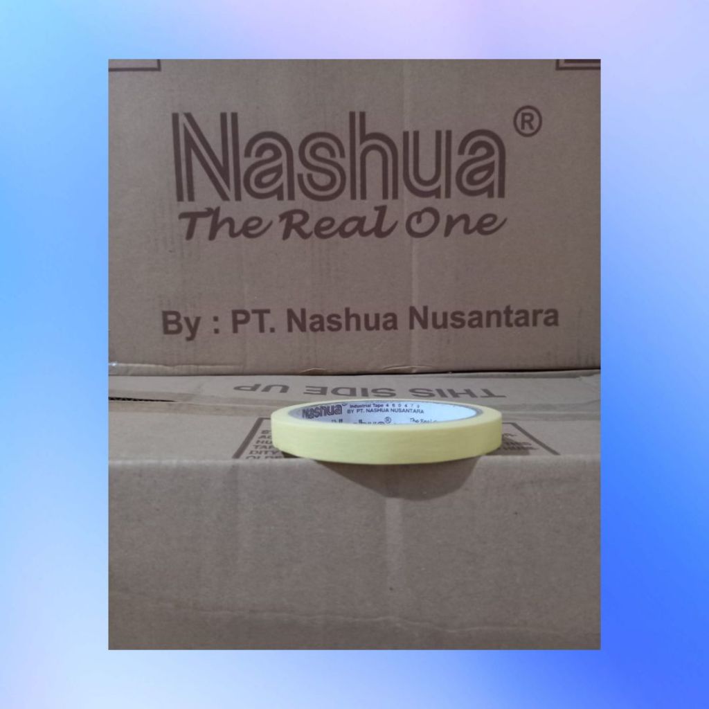 Nashua Masking Tape isolasi selotip lakban kertas 1/2 inch 12mm, 1 inch 24mm