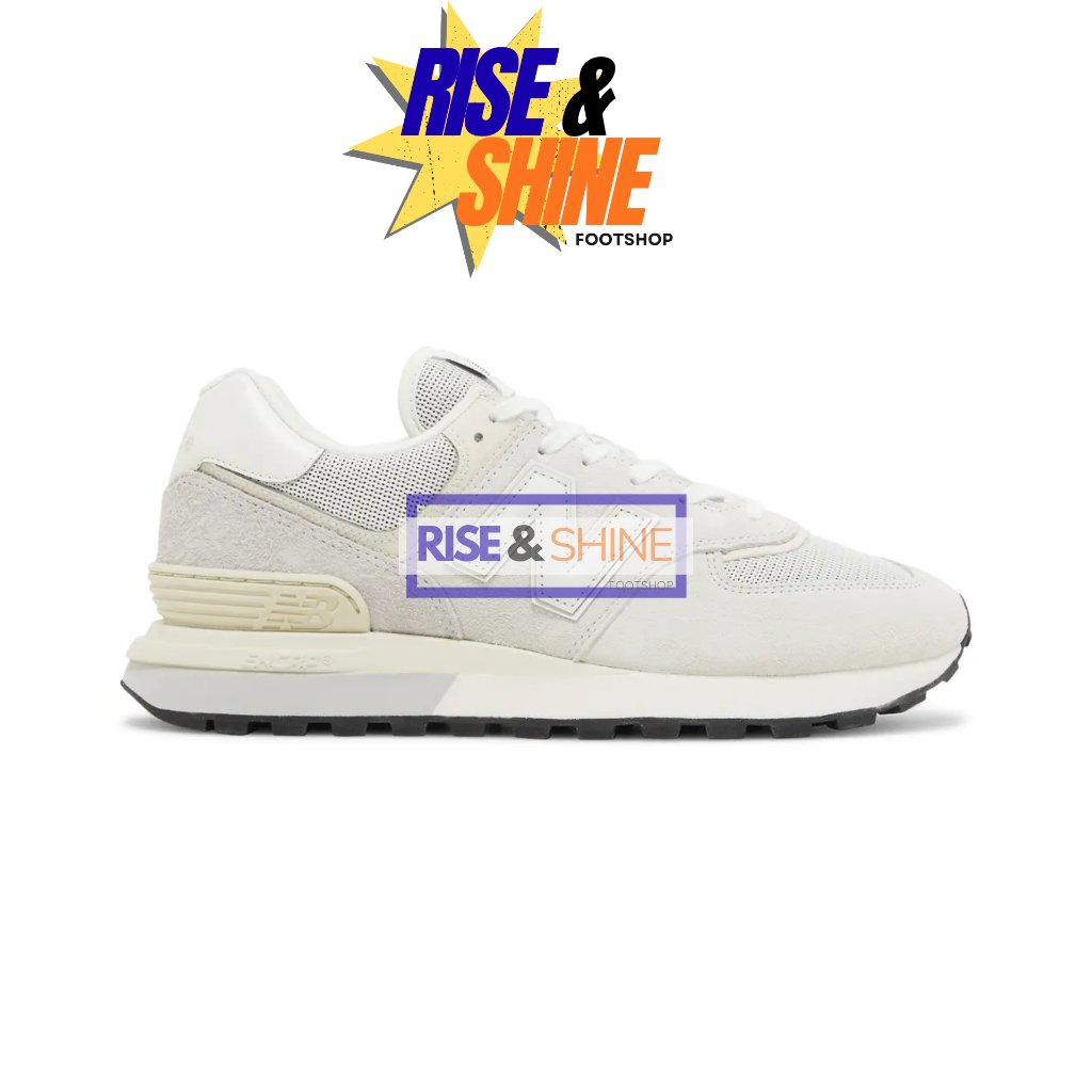 Sepatu NB 574 Legacy Grey White