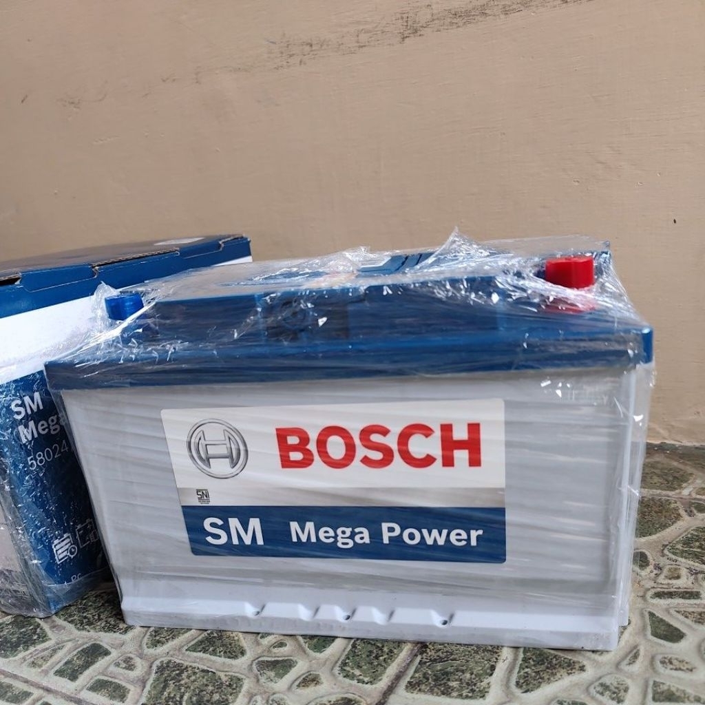 Aki Bosch Maintenance Free 58024 12V 74Ah 620CCA Original merk BOSCH aki untuk mobil Toyota Innova R
