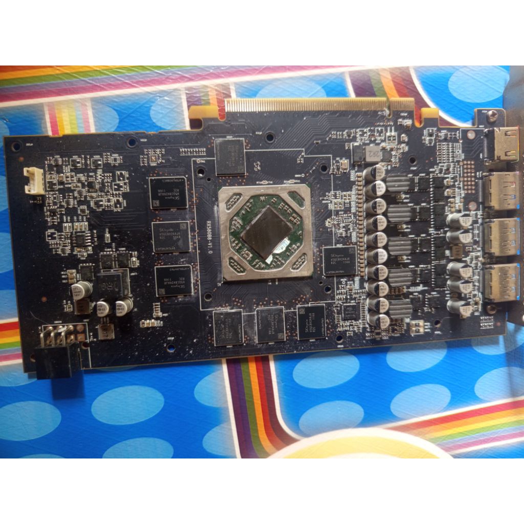 VGA AMD Radeon RX 580 8GB Keadaan Rusak/Gambling