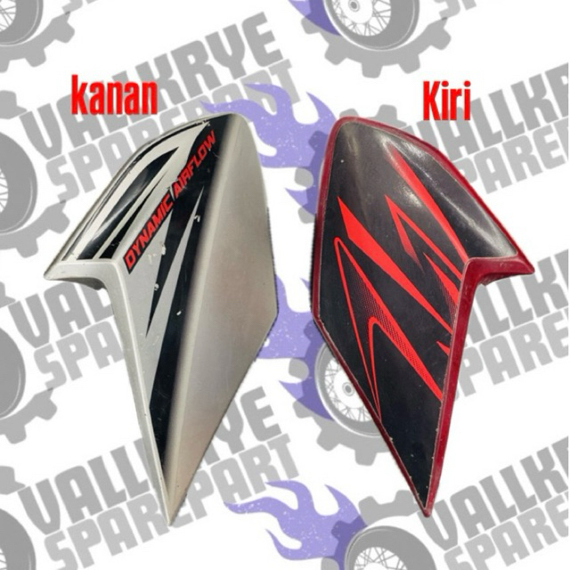 Vallkrye Sparepart - COVER SAYAP TANGKI HONDA VERZA 150 -(SATUAN) - ORIGINAL SECOND