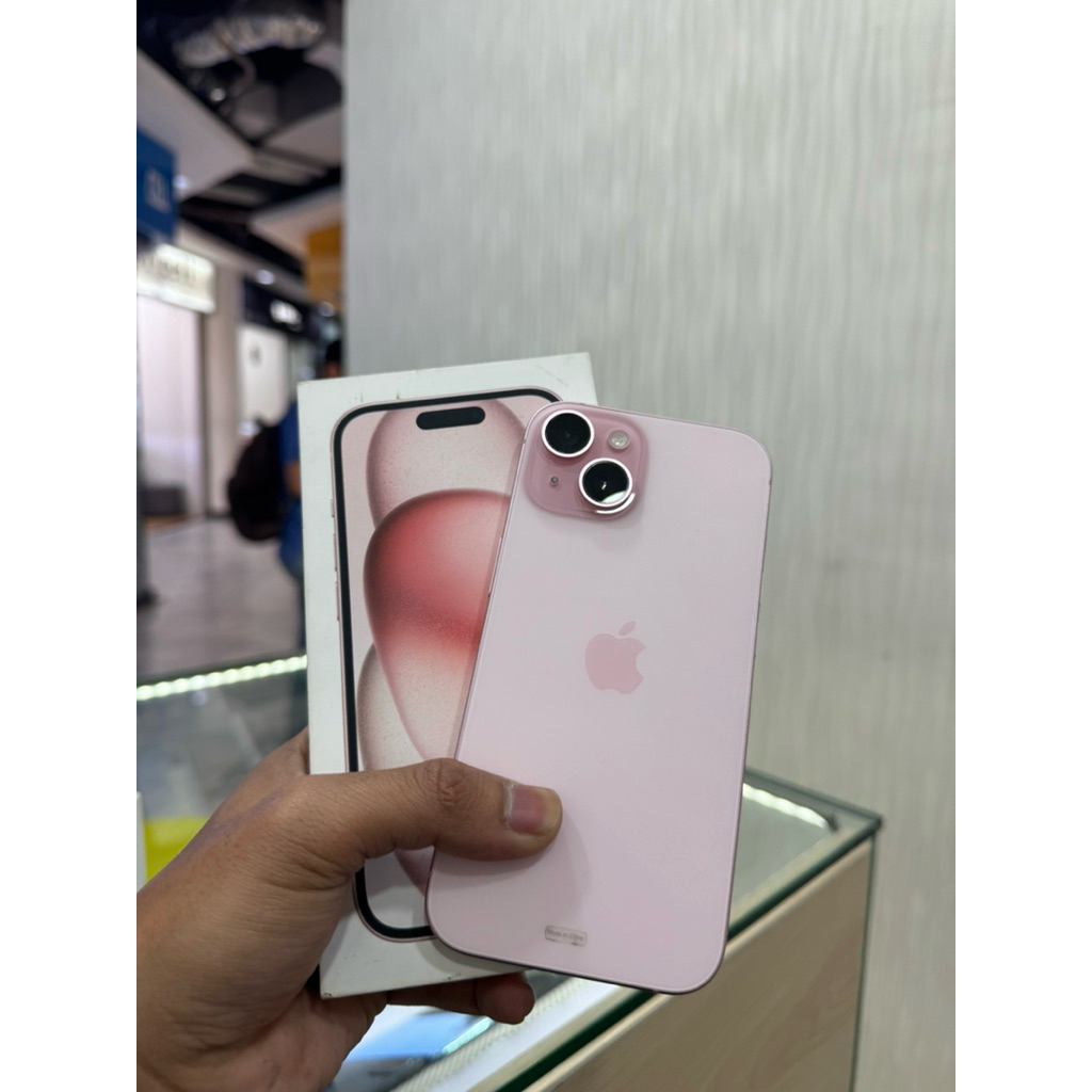 iphone 15 128 second mulus fullset ibok bh 92 garansi aktif