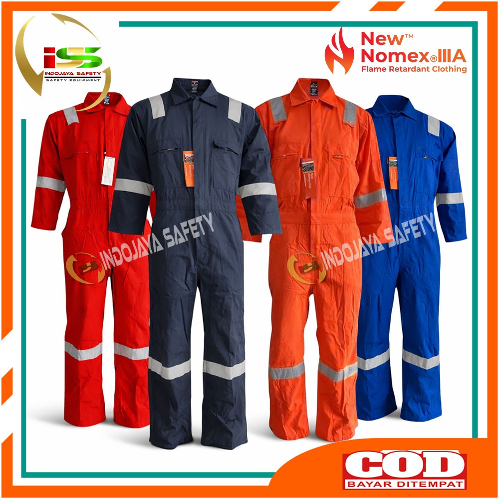 Nomex IIIA Baju Anti Percikan Api Wearpack Safety Coverall Flame Reterdant NOMEX 3A Original