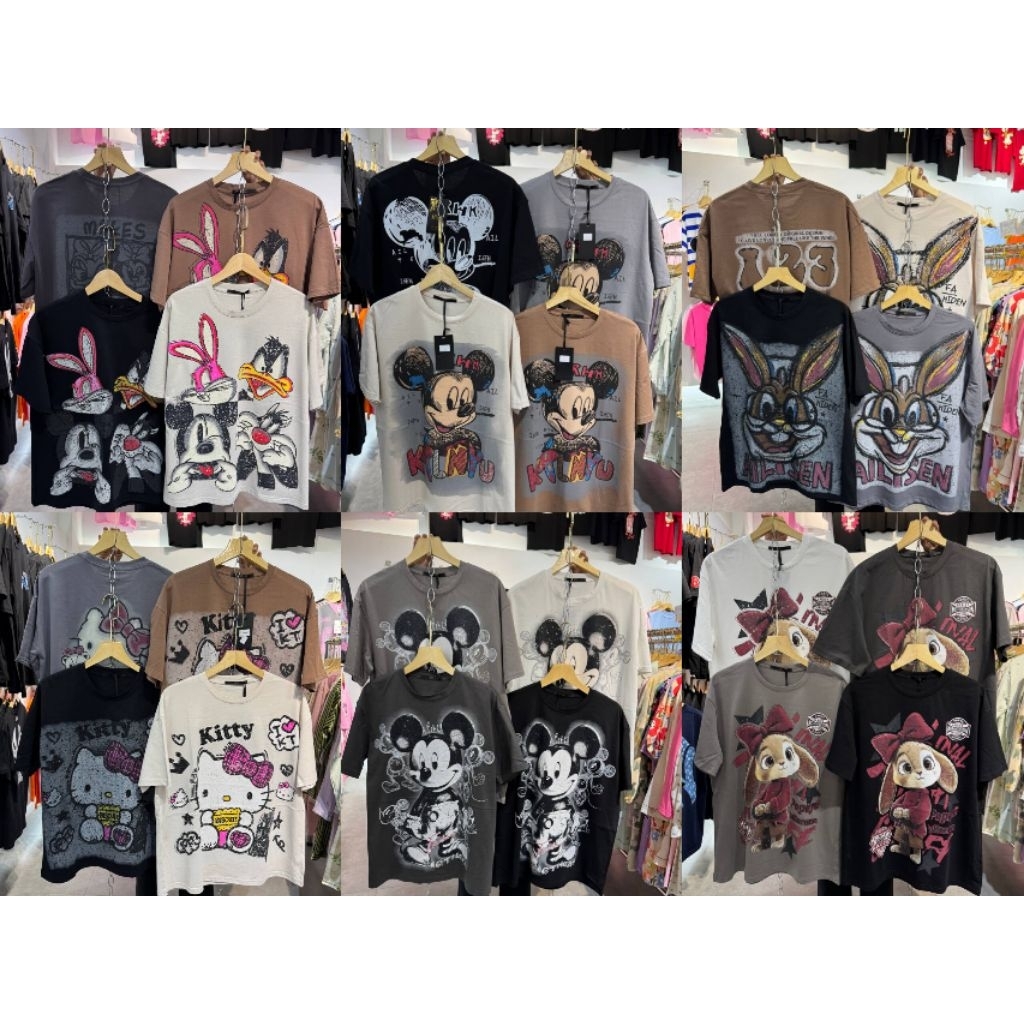 MIKIEE_MINIEE Tshirt Kaos Blink BKK Oversize Wanita
