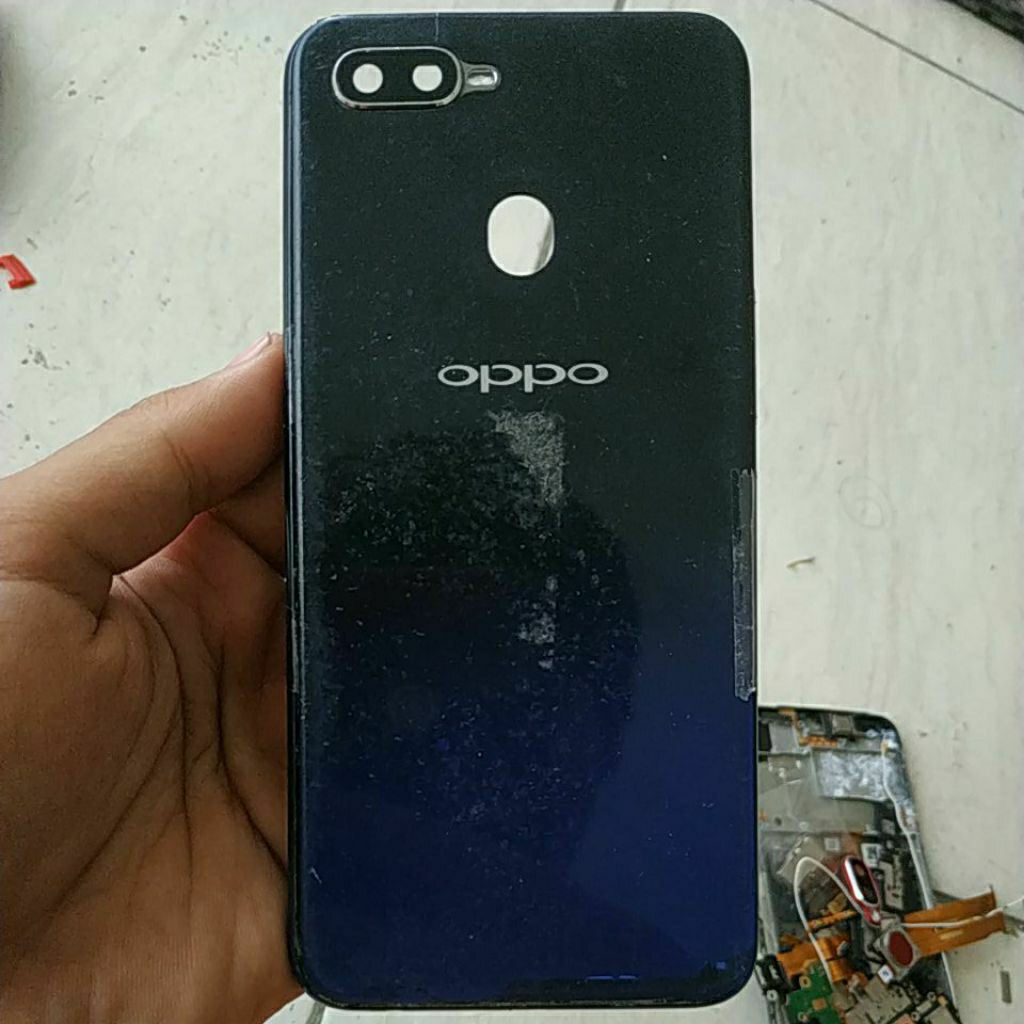 backdoor bekas Oppo f9 cek deskripsi
