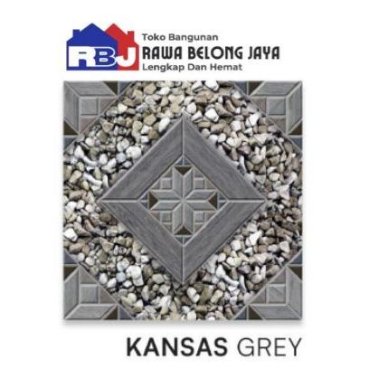 Keramik Lantai 50x50 Paris Kansas Grey Matt / Keramik Lantai 50x50 Paris Kansas Brown Matt