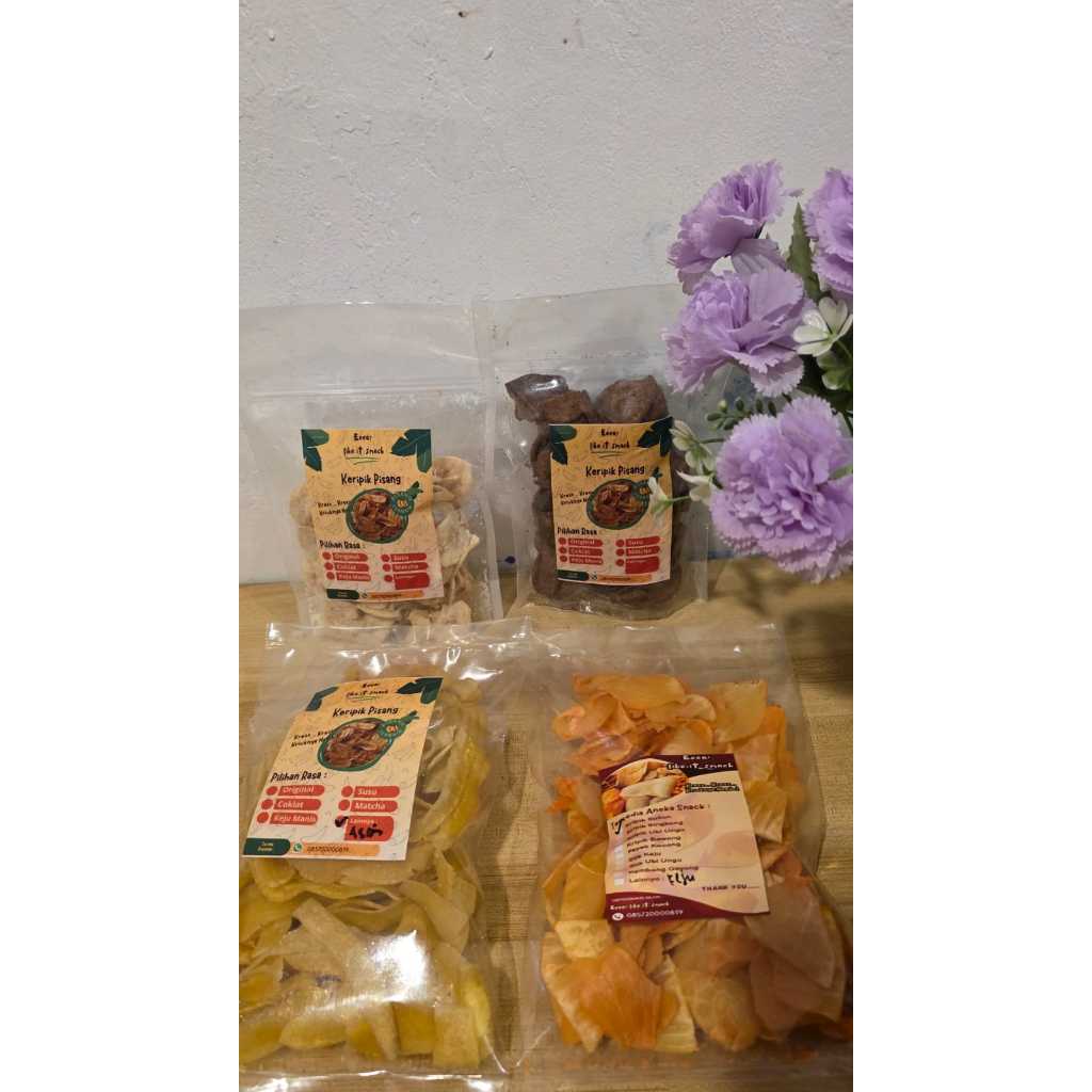 Keripik Pisang Aneka Rasa