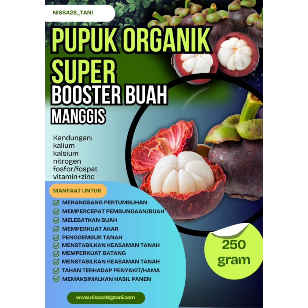 pupuk organik super booster buah manggis