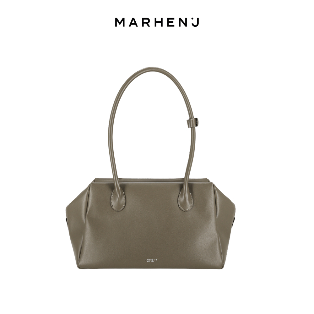 MARHEN.J Odette Vegan Leather Shoulder Bag with Two-Way Zipper