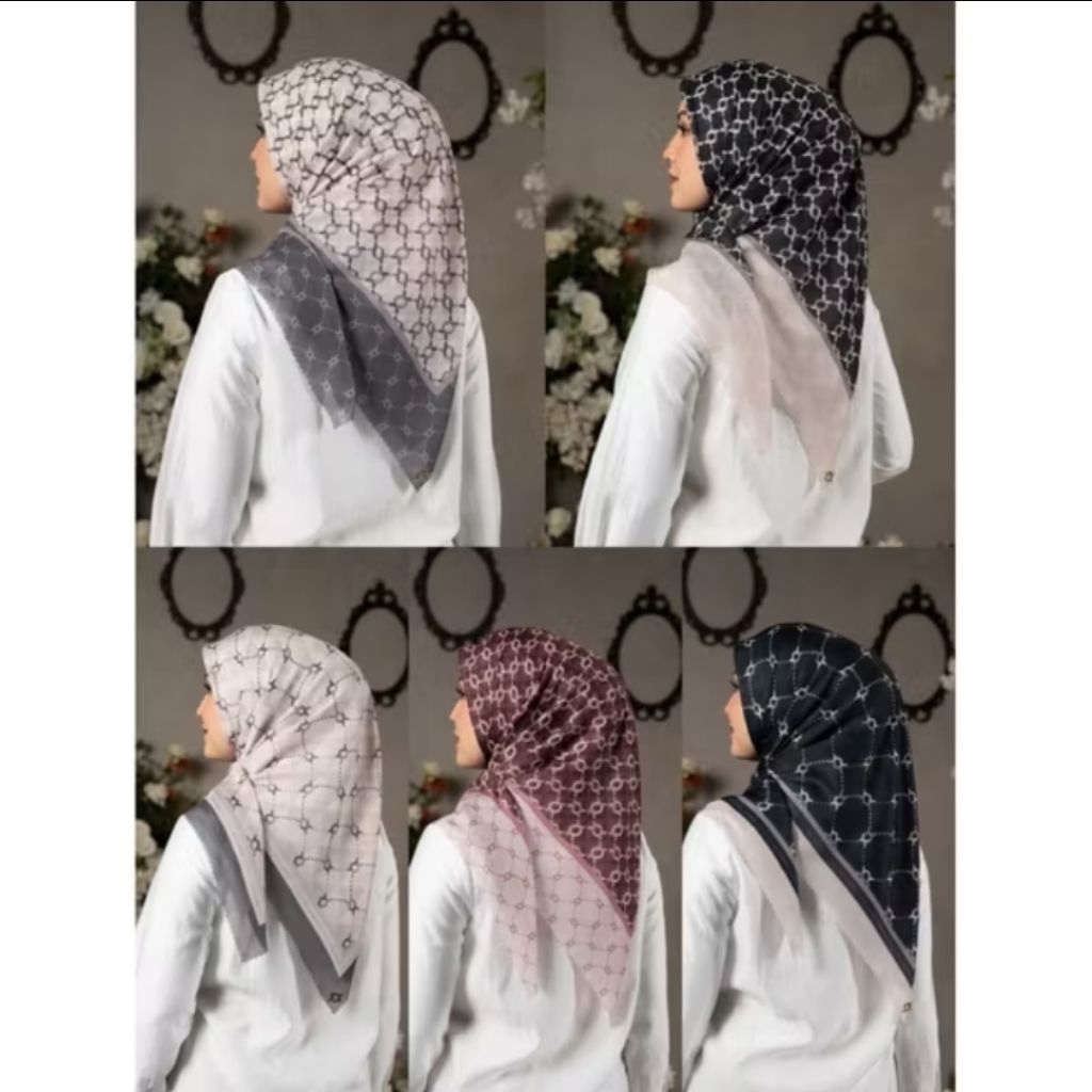 NEW Wearing Klamby - Calya Monogram Scarf