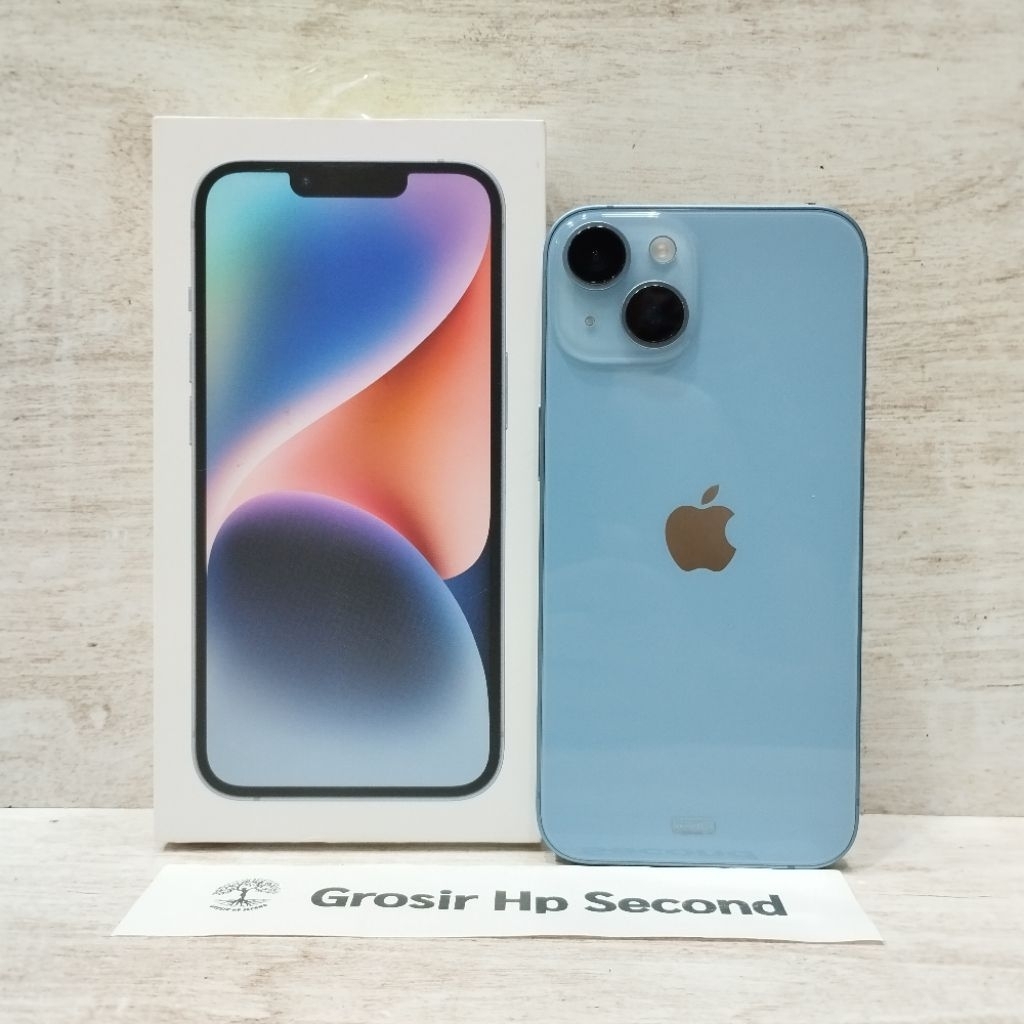 IP 14 128GB SECOND IBOX GARANSI RESMI IPHONE
