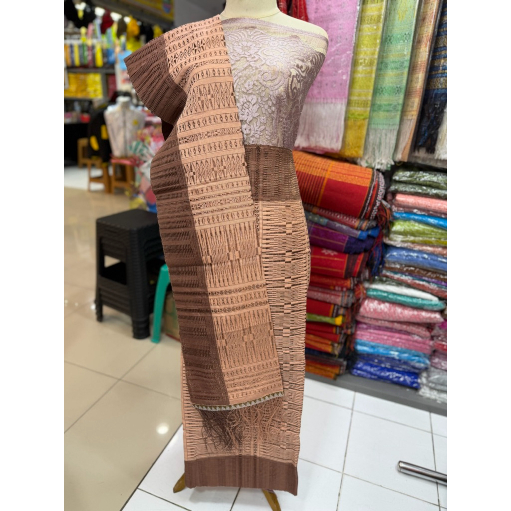 Songket tumtuman tenun tangan asli tarutung sirat payet