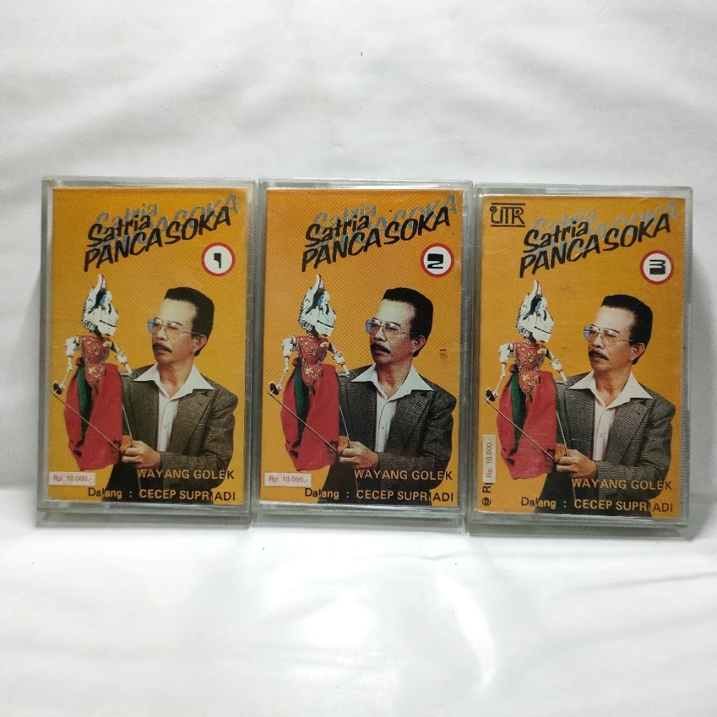 Kaset Pita Wayang Golek Satria Panca Soka - Dalang Cecep Supriadi (set 3 Kaset)