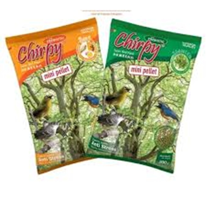 CHRIPY MINI PELLET PAKAN PLECI TLEDEKAN PRENJAK DAN BURUNG KECIL LAINNYA